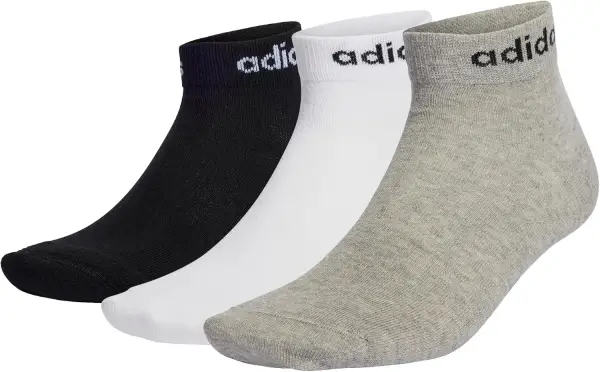 Pack 3 pares calcetines tobilleros Adidas Unisex Think Linear Pack 3 pares calcetines tobilleros Adidas Unisex Think Linear