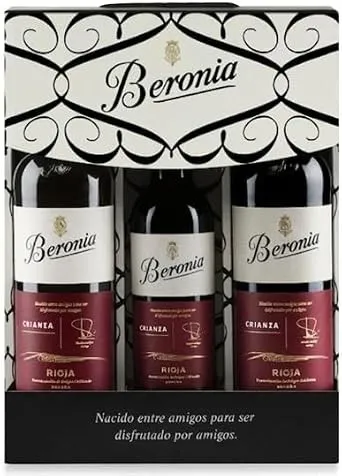 Beronia Estuche Vino Crianza 2x750 ml y Crianza 375 ml D.O.Ca. Rioja Beronia Estuche Vino Crianza 2x750 ml y Crianza 375 ml D.O.Ca. Rioja