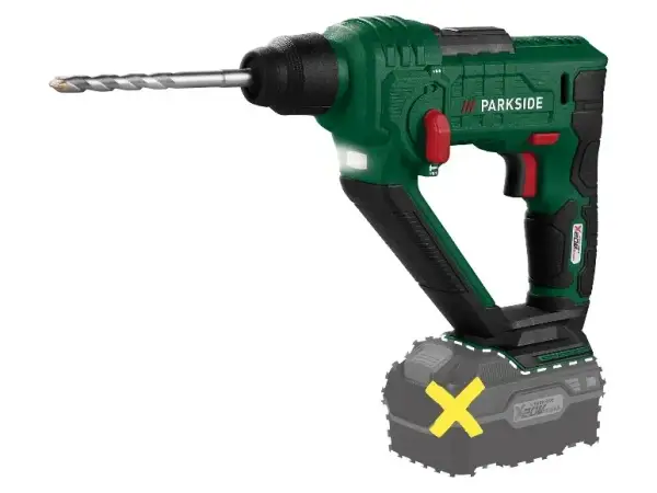 Martilo perforador recargable 20V Parkside Martilo perforador recargable 20V Parkside