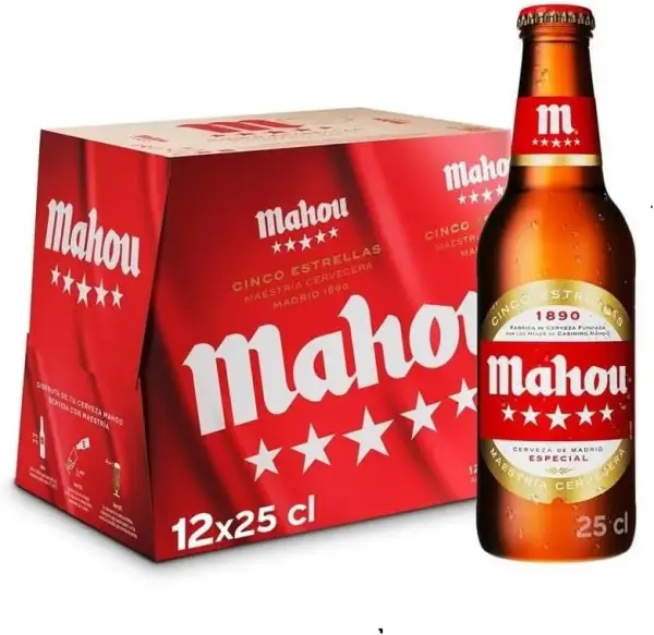 12x 25 cl Mahou 5 Estrellas 12x 25 cl Mahou 5 Estrellas