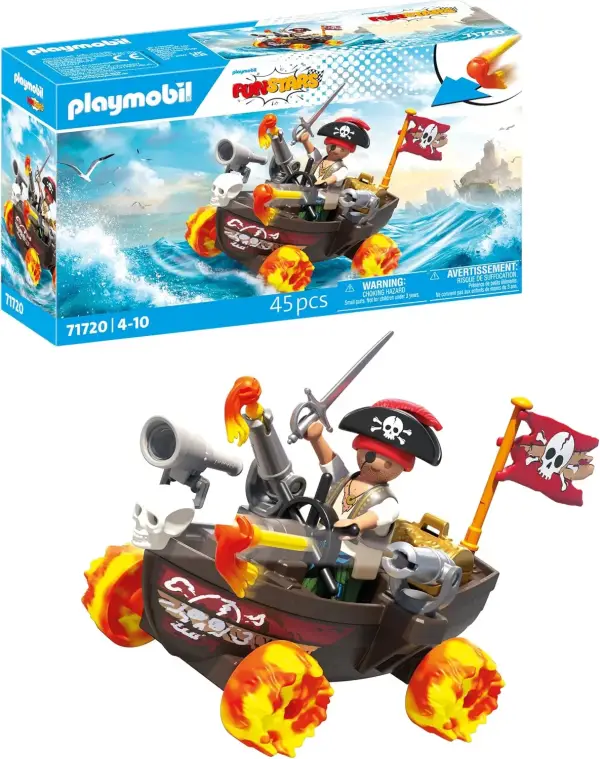 PLAYMOBIL Fun Stars Barco Pirata Veloz PLAYMOBIL Fun Stars Barco Pirata Veloz