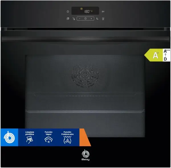 Horno Balay con Vapor Pirólisis Freidora de aire 71L Horno Balay con Vapor Pirólisis Freidora de aire 71L