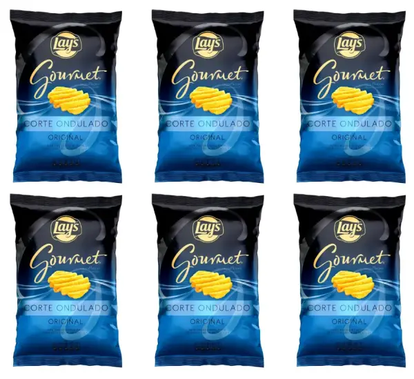 6x 150 gr Lay's Gourmet Onduladas 6x 150 gr Lay's Gourmet Onduladas