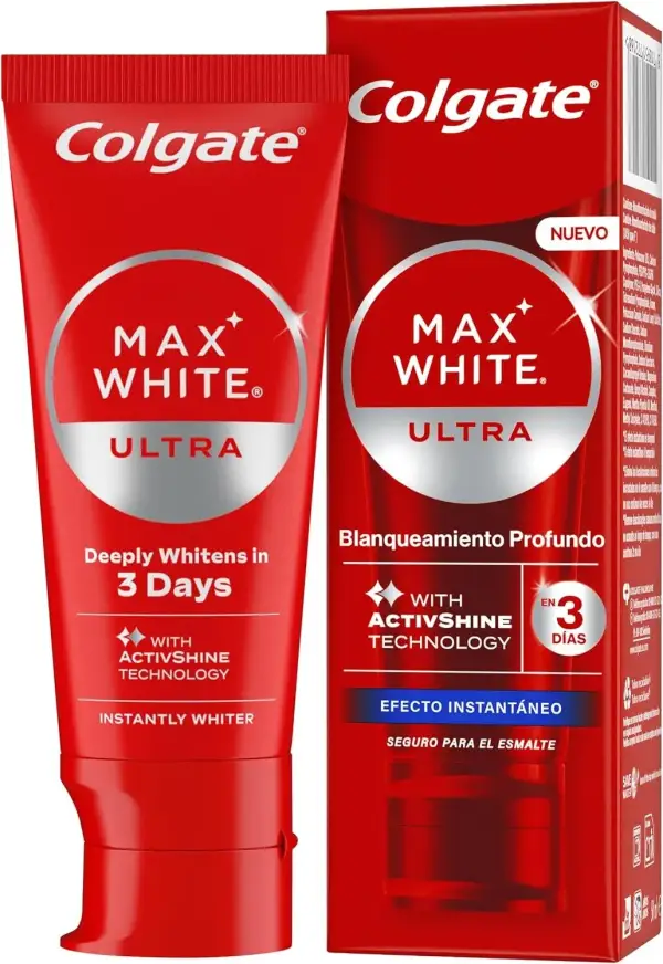 50ml Pasta Colgate Max White Ultra Efecto Instantáneo 50ml Pasta Colgate Max White Ultra Efecto Instantáneo