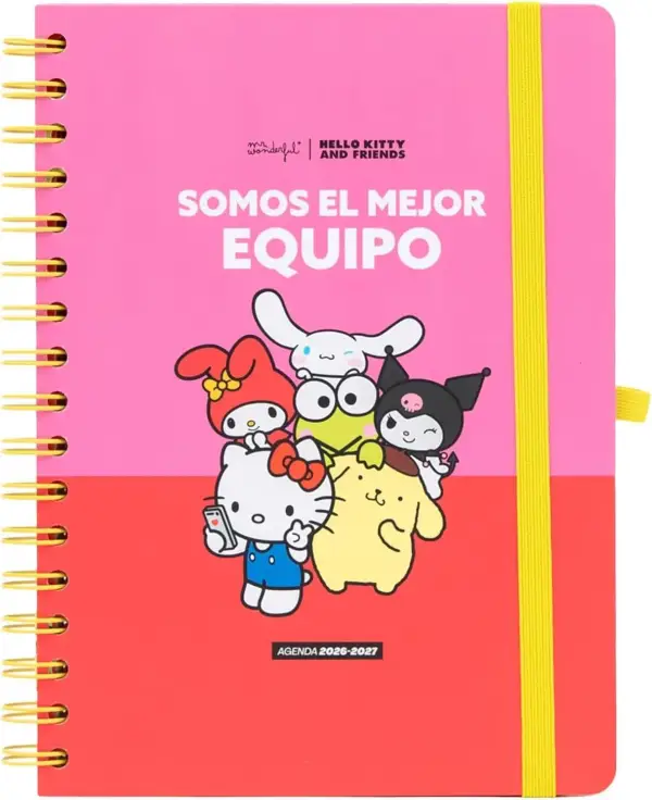 Mr. Wonderful Agenda escolar Hello Kitty 2026-2027 Semanal Mr. Wonderful Agenda escolar Hello Kitty 2026-2027 Semanal