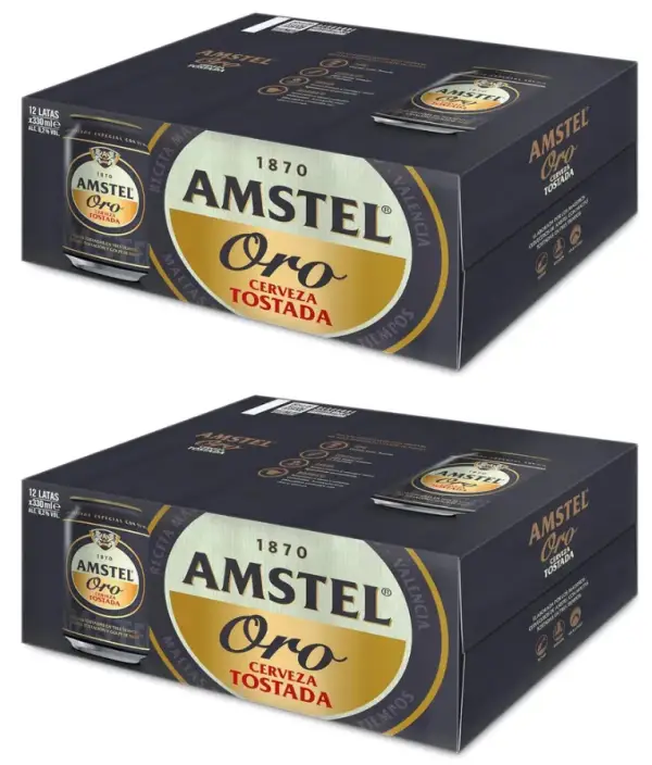 24 x 33cl Cerveza Tostada Amstel Oro 24 x 33cl Cerveza Tostada Amstel Oro