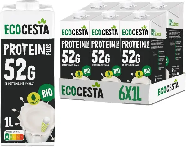 Pack 6 X 1L Bebida Ecológica Soja ECOCESTA 52g Pack 6 X 1L Bebida Ecológica Soja ECOCESTA 52g