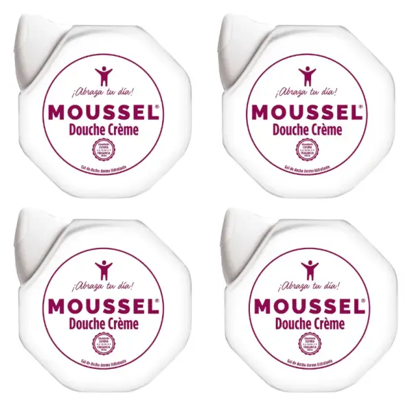 4x 650ml Gel de Ducha Moussel Douche Crème Dermo 4x 650ml Gel de Ducha Moussel Douche Crème Dermo