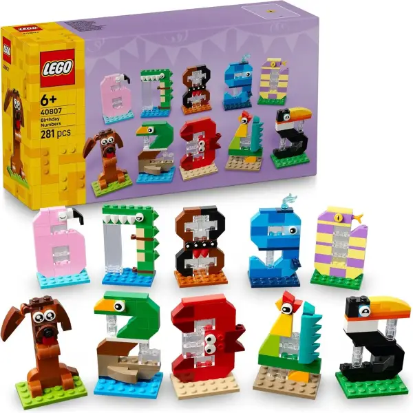LEGO Números de Cumpleaños LEGO Números de Cumpleaños