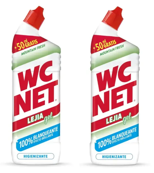 2x 800ml Lejía Gel Mountain Fresh WC Net 2x 800ml Lejía Gel Mountain Fresh WC Net