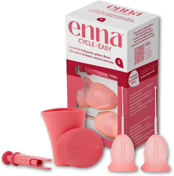 Pack de 2 copas menstruales enna Cycle Easy Talla S Pack de 2 copas menstruales enna Cycle Easy Talla S