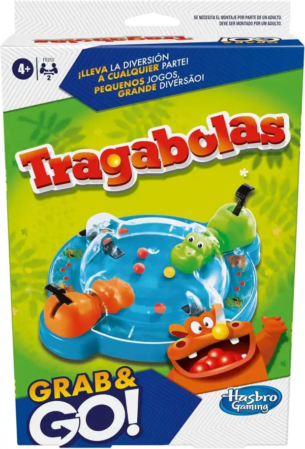 Tragabolas Grab and Go Hasbro Gaming Hipopótamos Tragabolas Grab and Go Hasbro Gaming Hipopótamos