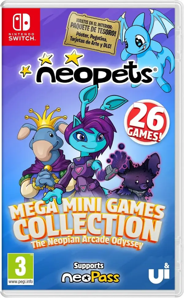 Mega Mini Games Collection Day 1 Edition Neopets Switch Mega Mini Games Collection Day 1 Edition Neopets Switch