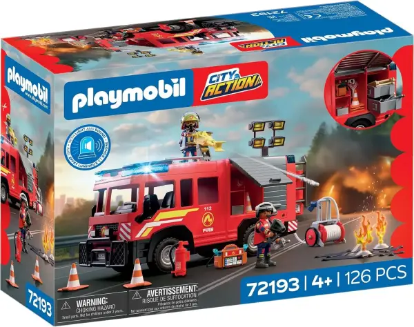 Vehículo de rescate de bomberos Playmobil City Action Vehículo de rescate de bomberos Playmobil City Action