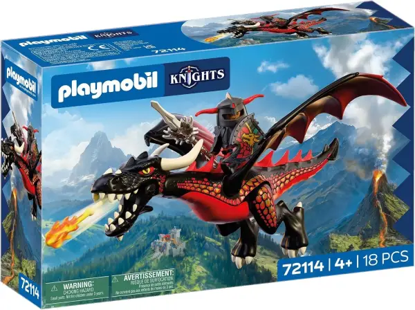 Knights Dragón Negro Playmobil Knights Dragón Negro Playmobil