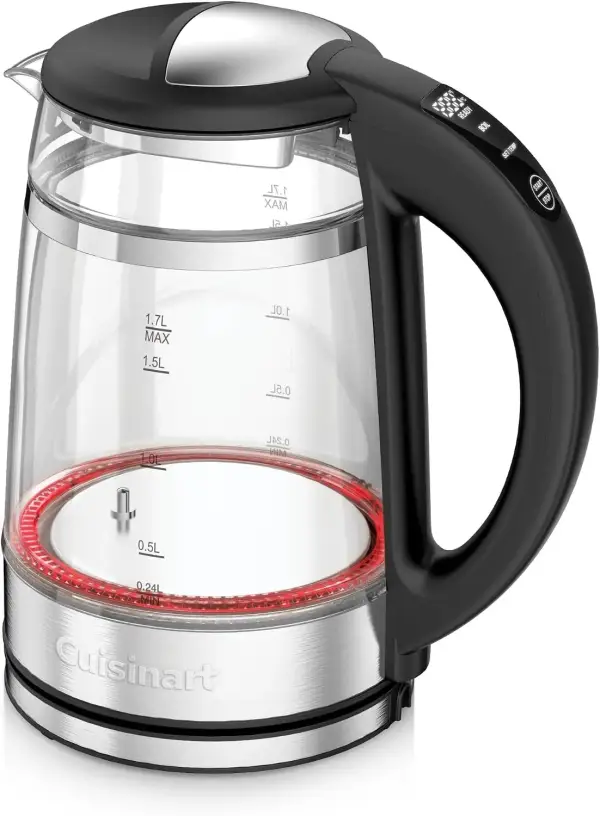 Hervidor de vidrio Cuisinart 1,7L Hervidor de vidrio Cuisinart 1,7L