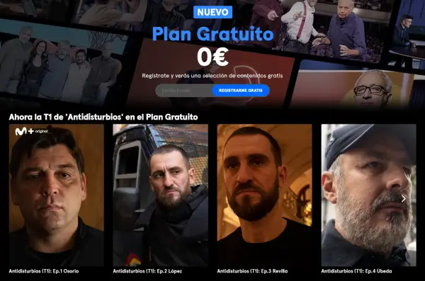T1 de 'Antidisturbios' Plan Movistar+ Gratuito T1 de 'Antidisturbios' Plan Movistar+ Gratuito