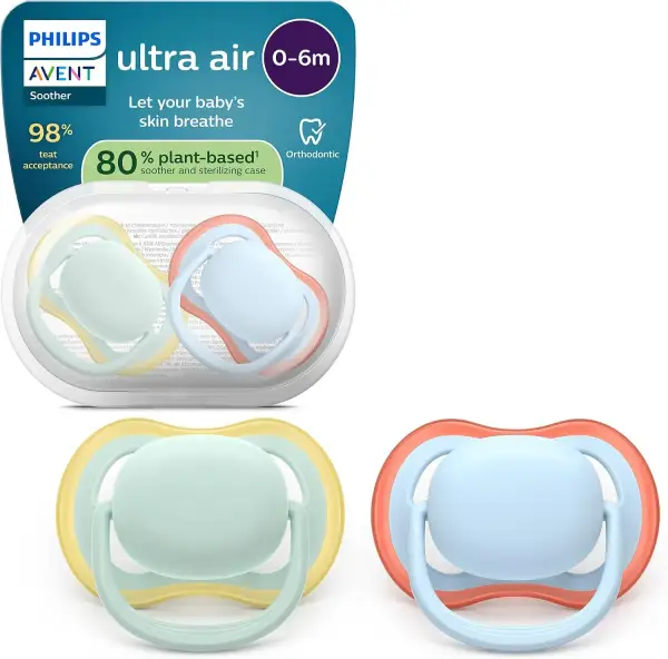 Pack x2 Chupetes Philips Avent ultra air Pack x2 Chupetes Philips Avent ultra air