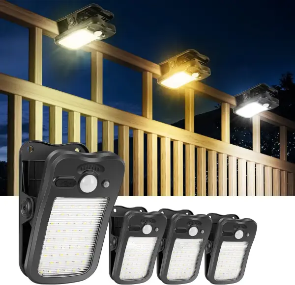 4x Luz solar exterior 800LM 4x Luz solar exterior 800LM