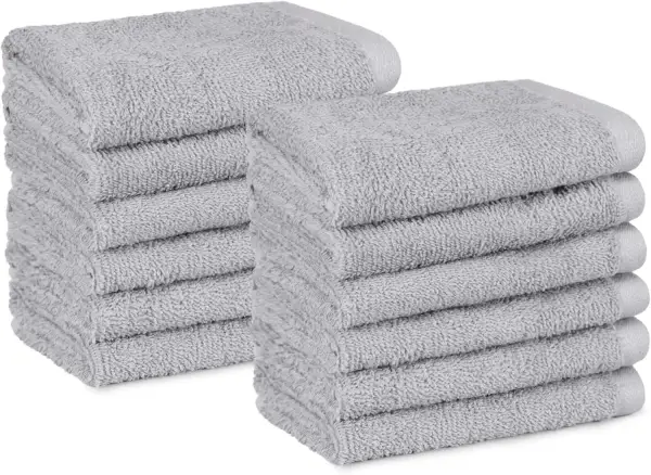 Pack x12 Toallas Amazon Basics 30x30cm Pack x12 Toallas Amazon Basics 30x30cm