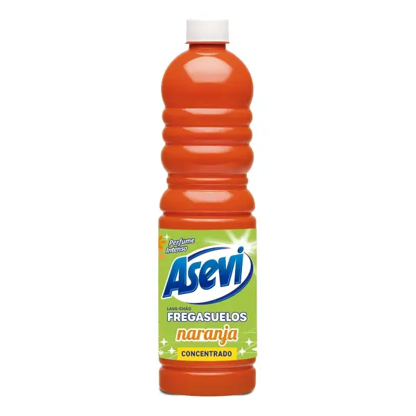 1L Asevi Fregasuelos Perfumado Naranja pH Neutro 1L Asevi Fregasuelos Perfumado Naranja pH Neutro