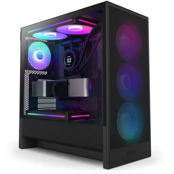 Torre NZXT H5 Flow RGB Negro Torre NZXT H5 Flow RGB Negro