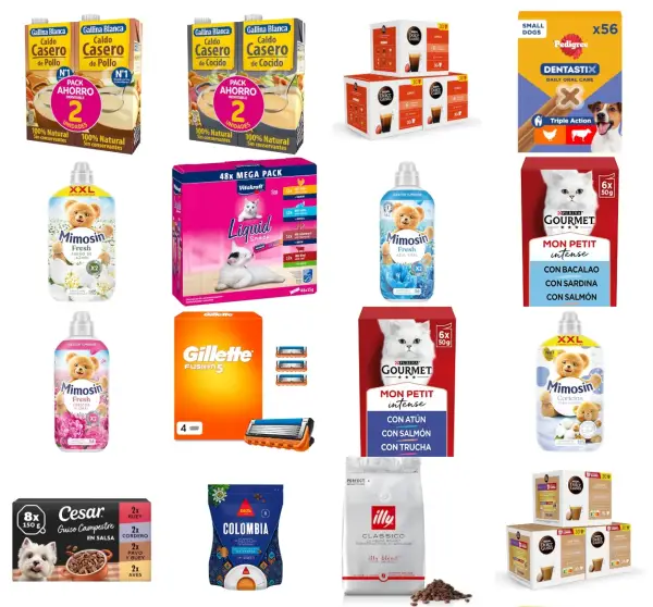 3x2 en +500 artículos de alimentación, hogar y más en Amazon 3x2 en +500 artículos de alimentación, hogar y más en Amazon