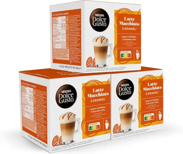 48 Cápsulas NESCAFÉ Dolce Gusto Latte Macchiato Caramel 48 Cápsulas NESCAFÉ Dolce Gusto Latte Macchiato Caramel
