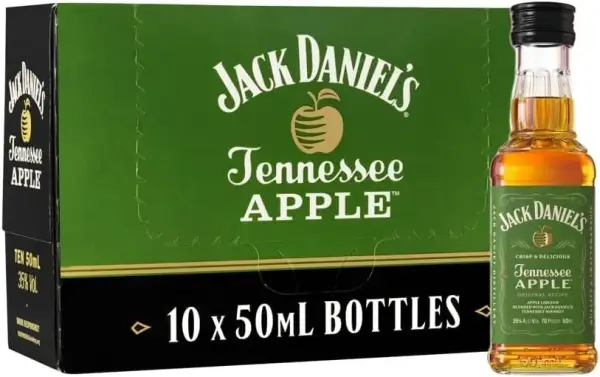 10x 50 ml Jack Daniel's Tennessee Apple Whiskey 10x 50 ml Jack Daniel's Tennessee Apple Whiskey