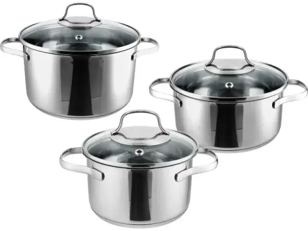 Pack x3 Batería de cocina Best SilverCrest Pack x3 Batería de cocina Best SilverCrest