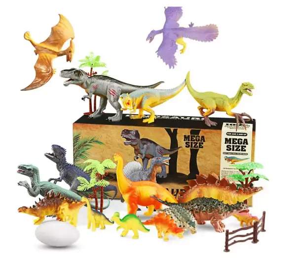 Figuras de Dinosaurios 17 Piezas WOSTOO Figuras de Dinosaurios 17 Piezas WOSTOO