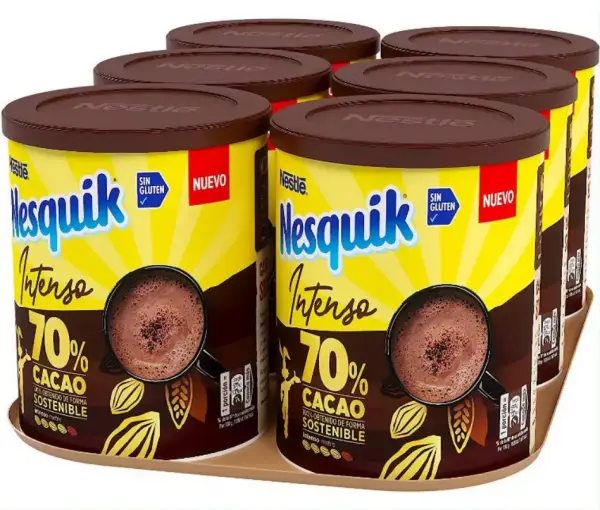 6X300Gr Nestlé Nesquik Intenso 6X300Gr Nestlé Nesquik Intenso