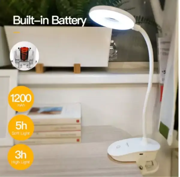 Lámpara de escritorio recargable LED Lámpara de escritorio recargable LED