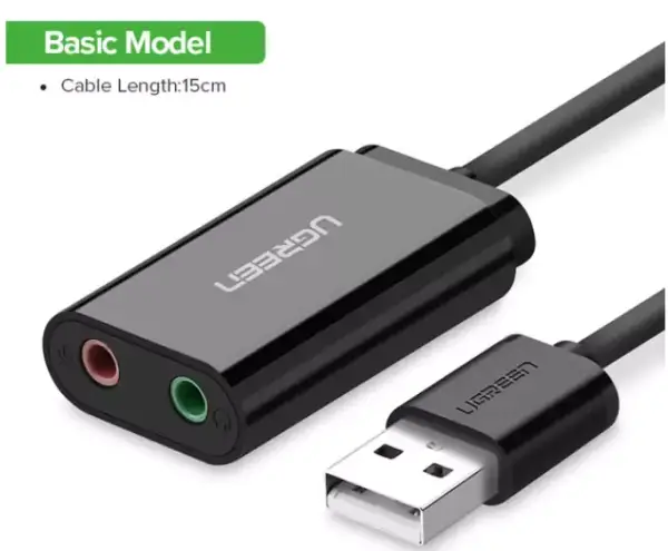Adaptador jack 3.5mm sonido Ugreen Adaptador jack 3.5mm sonido Ugreen