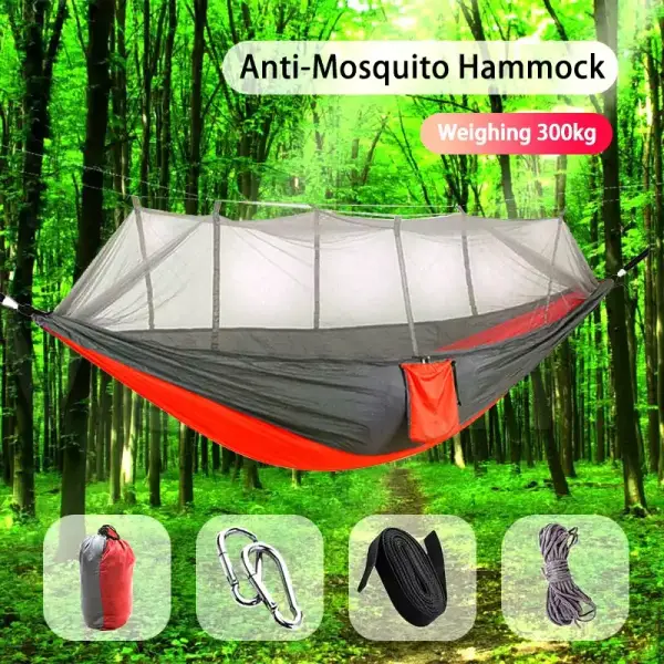 Hamaca de acampada Go Swing con mosquitera + Accesorios Hamaca de acampada Go Swing con mosquitera + Accesorios