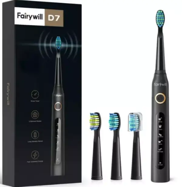 Cepillo de dientes sónico + 3 cabezales Cepillo de dientes sónico + 3 cabezales