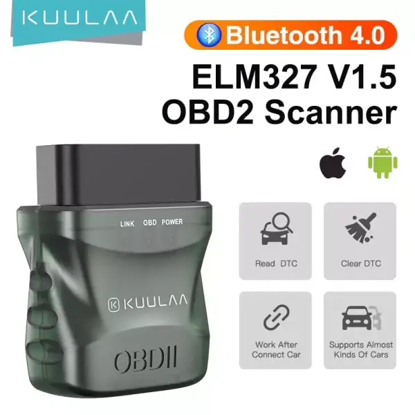 Escáner y lector de códigos OBD-II Kuulaa Escáner y lector de códigos OBD-II Kuulaa