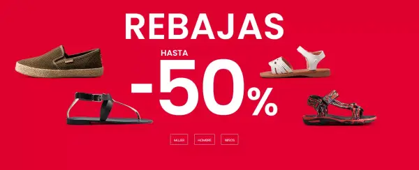 50% de descuento en la 2º unidad en Merkal Calzado 50% de descuento en la 2º unidad en Merkal Calzado