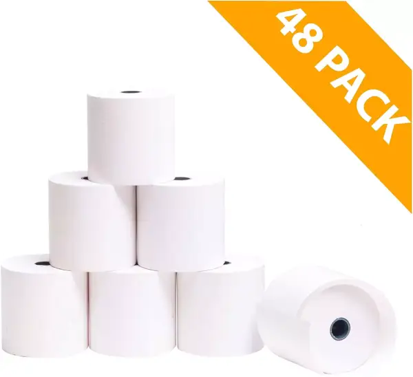 48 Rollos Papel Térmico 48 Rollos Papel Térmico