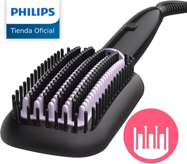 Cepillo alisador de pelo Philips eléctrico Cepillo alisador de pelo Philips eléctrico