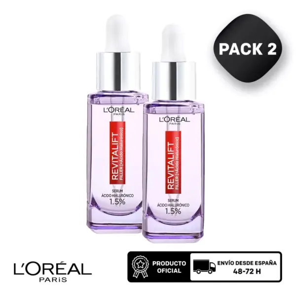 Pack de 2 L 'Oréal Paris Serum Revitalift Filler 12 km/h hace 1 semana Pack de 2 L 'Oréal Paris Serum Revitalift Filler Pack de 2 L 'Oréal Paris Serum Revitalift Filler 12 km/h hace 1 semana Pack de 2 L 'Oréal Paris Serum Revitalift Filler