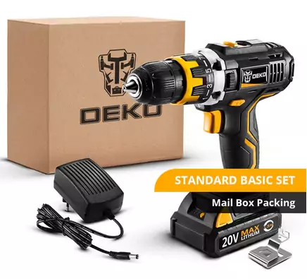 DEKO Taladro inalámbrico 20V DEKO Taladro inalámbrico 20V