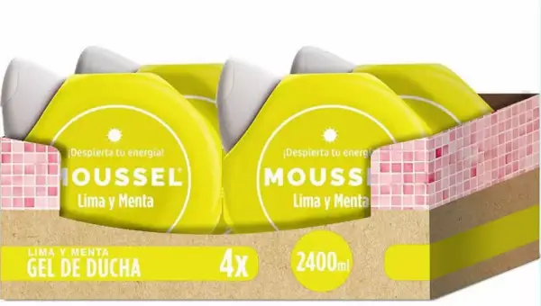 4x600ML Gel Moussel Lima y Menta 4x600ML Gel Moussel Lima y Menta