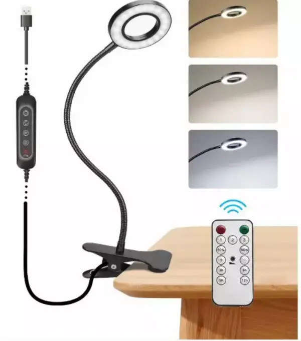 Lampara de Escritorio LED con Pinza Lampara de Escritorio LED con Pinza