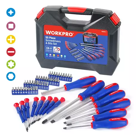 Juego de 55 destornilladores de precisión Workpro Juego de 55 destornilladores de precisión Workpro