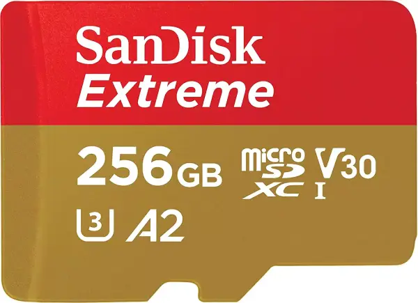 Tarjeta de memoria MicroSD 256 GB SanDisk Extreme PLUS Tarjeta de memoria MicroSD 256 GB SanDisk Extreme PLUS