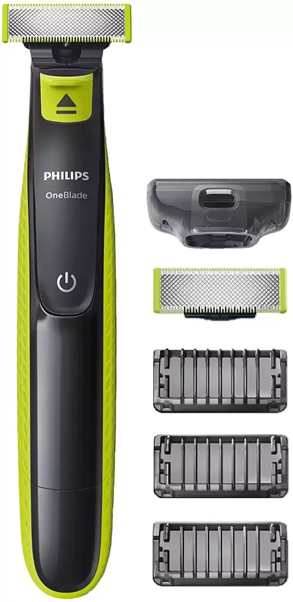 Recortadora de barba Philips OneBlade + Accesorios Recortadora de barba Philips OneBlade + Accesorios