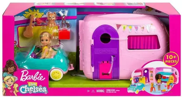 Barbie Chelsea Muñeca y su Caravana Barbie Barbie Chelsea Muñeca y su Caravana Barbie