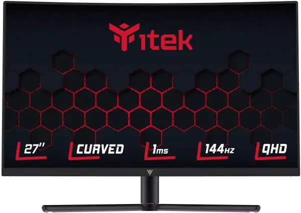 Monitor Gaming Itek Monitor 27" Curvo WQHD 144Hz Monitor Gaming Itek Monitor 27" Curvo WQHD 144Hz
