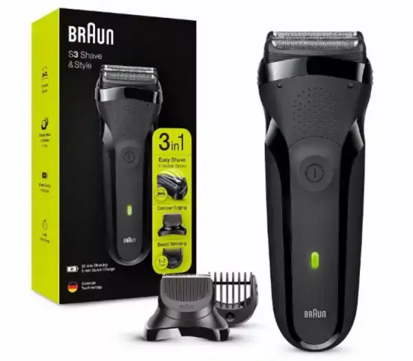Afeitadora Eléctrica Braun Series 3 Shave&Style 300BT Afeitadora Eléctrica Braun Series 3 Shave&Style 300BT